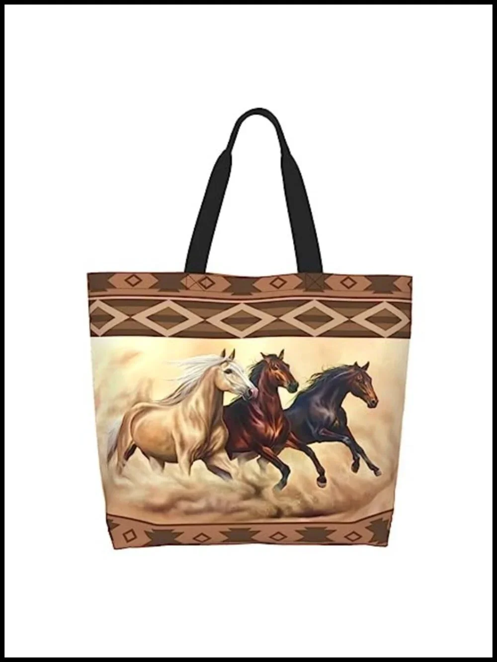 Large Tote Bag Reusable Grocery Shoulder Handbag Shopping Travel Work